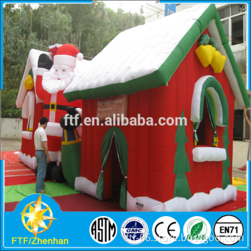 custom used to Christmas holiday decorations giant inflatable Santa house decorations